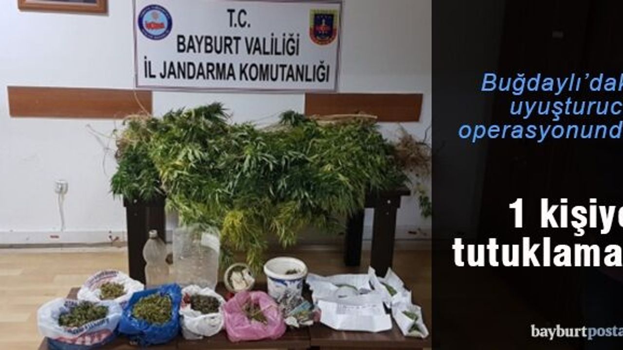 Buğdaylı'da uyuşturucu operasyonu: 1 tutuklama!