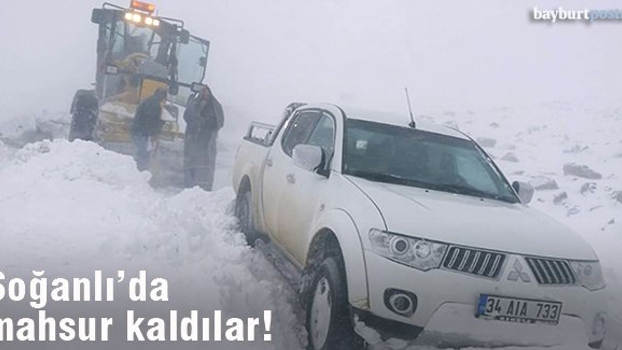 Karda mahsur kalan 2 kişi kurtarıldı