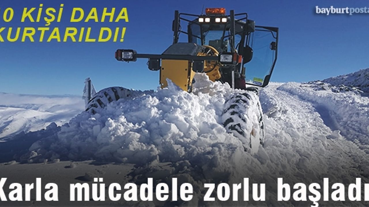 Özel İdarenin karla mesaisi zorlu başladı!