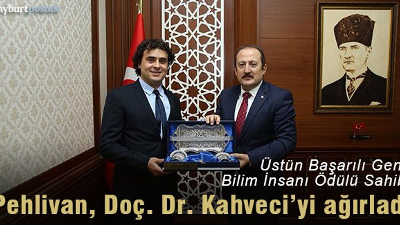 Vali Pehlivan, Doç. Dr. Kahveci'yi ağırladı