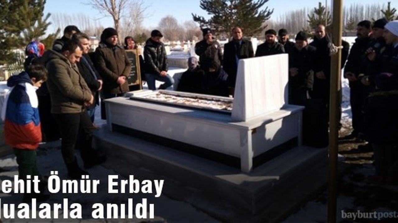 Şehit Ömür Erbay mezarı başında anıldı