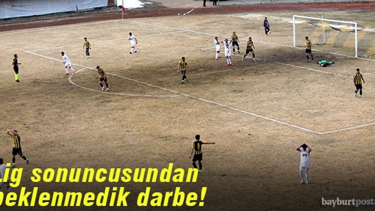 Lig sonuncusundan beklenmedik darbe: 1-3