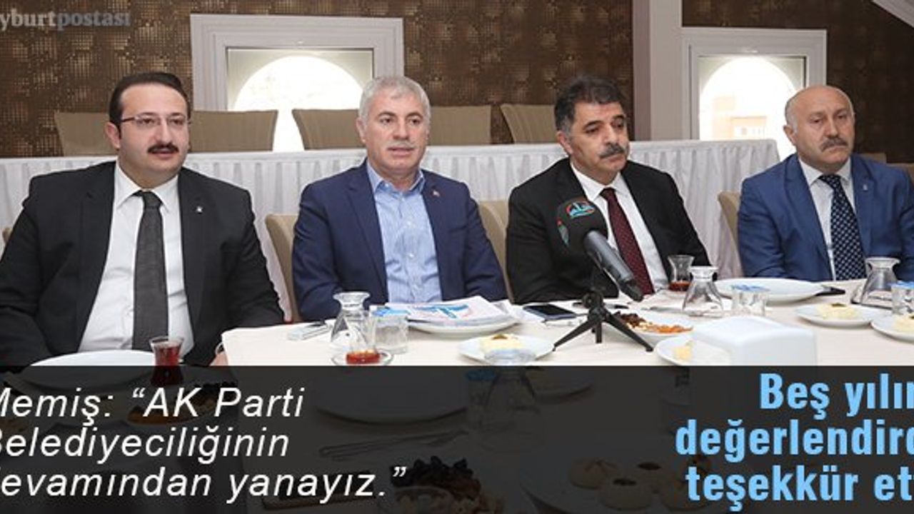 Memiş, 5 yılı değerlendirdi, teşekkür etti
