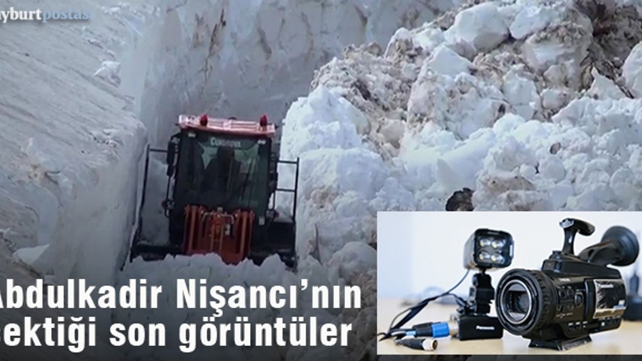 Abdulkadir Nişancı'nın kamerasından karla mücadele görüntüleri