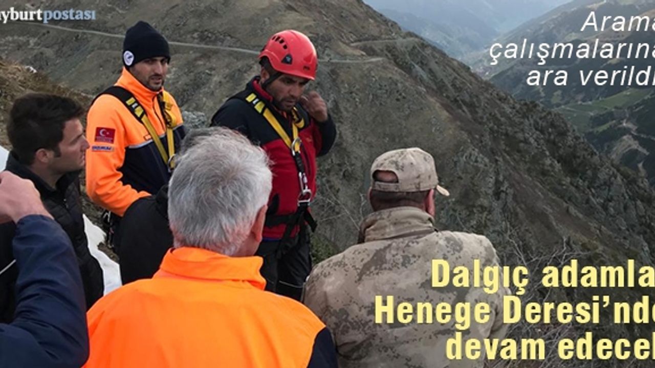 Abdulkadir Nişancı'yı arama çalışmalarına ara verildi