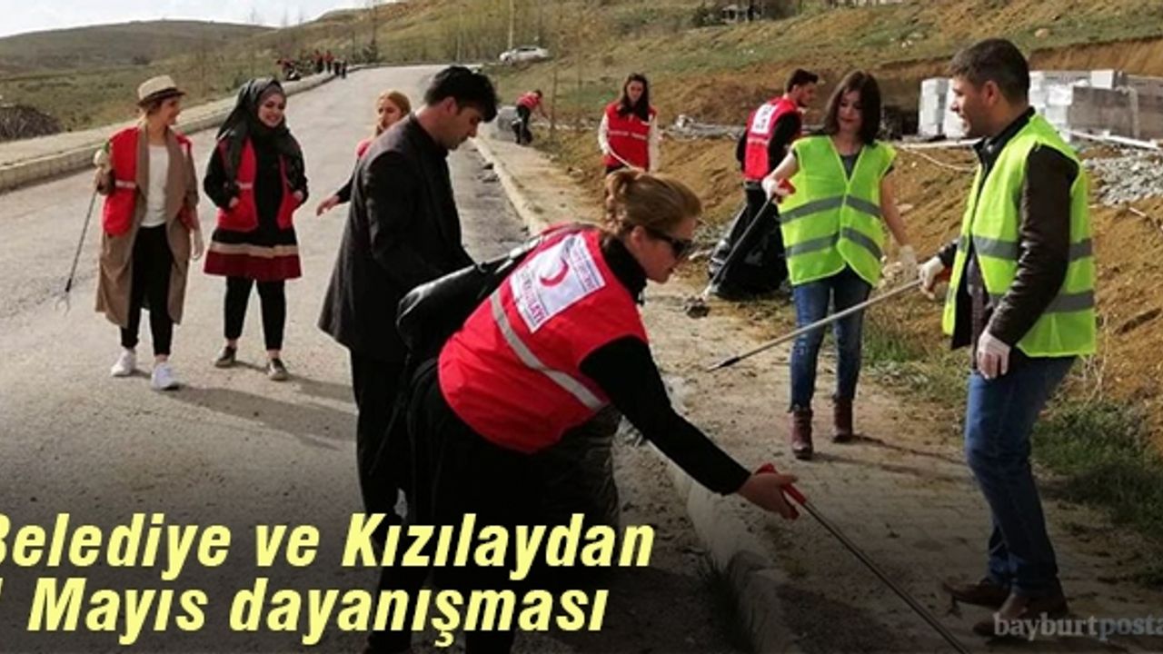 Belediye ve Kızılaydan 1 Mayıs dayanışması