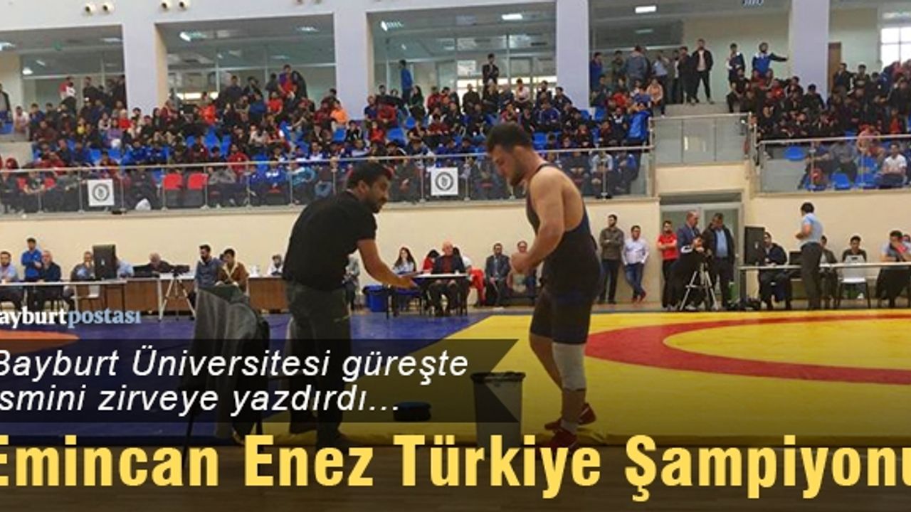 Emincan Enez, Serbest Güreşte Türkiye Şampiyonu