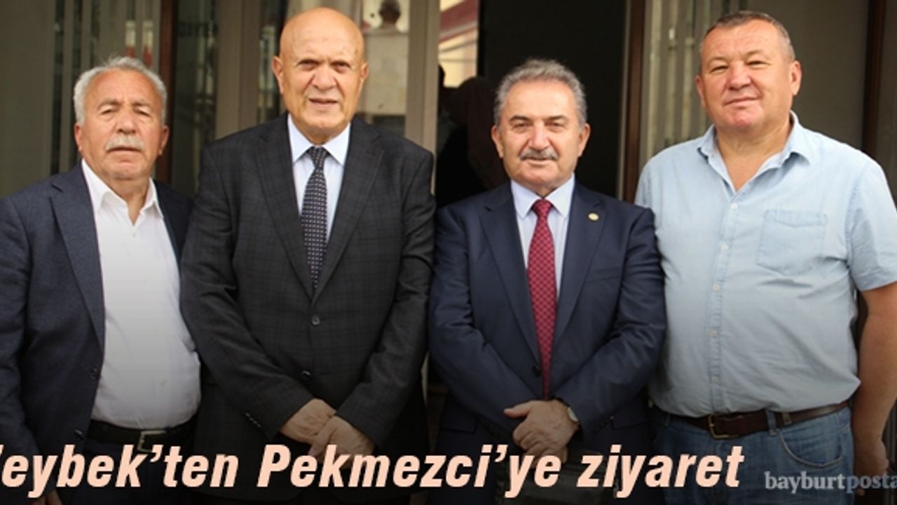 Bakan Zeybek'ten Bayburt Belediyesi'ne ziyaret