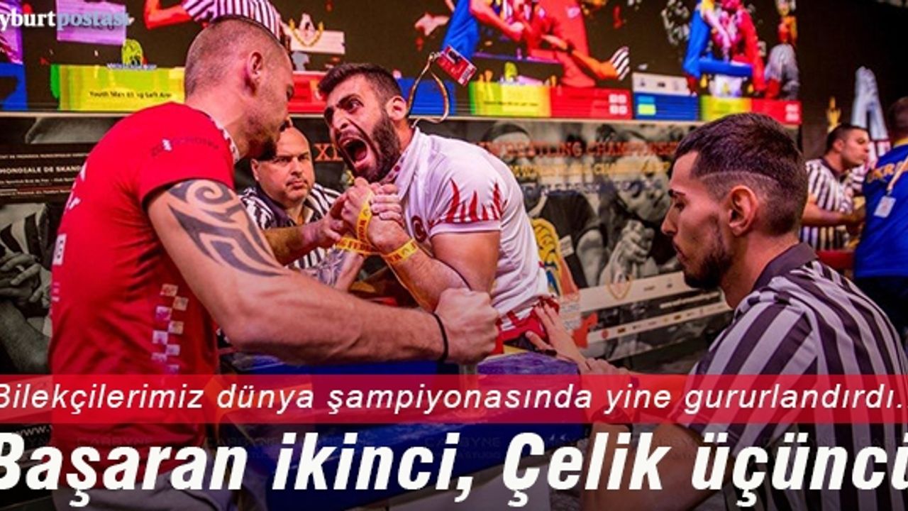 Başaran dünya ikincisi, Çelik dünya üçüncüsü