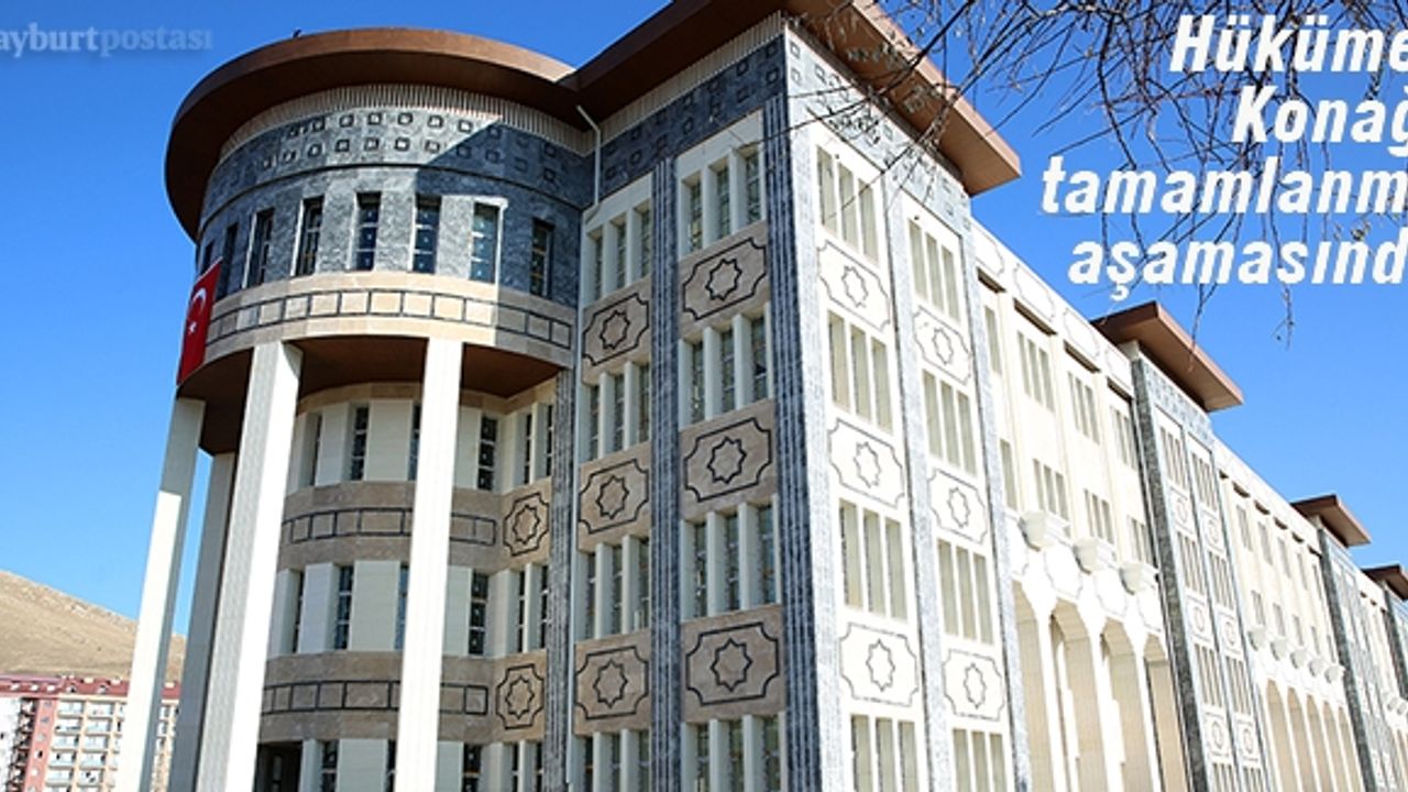 Hükümet Konağının yüzde 85'i tamamlandı