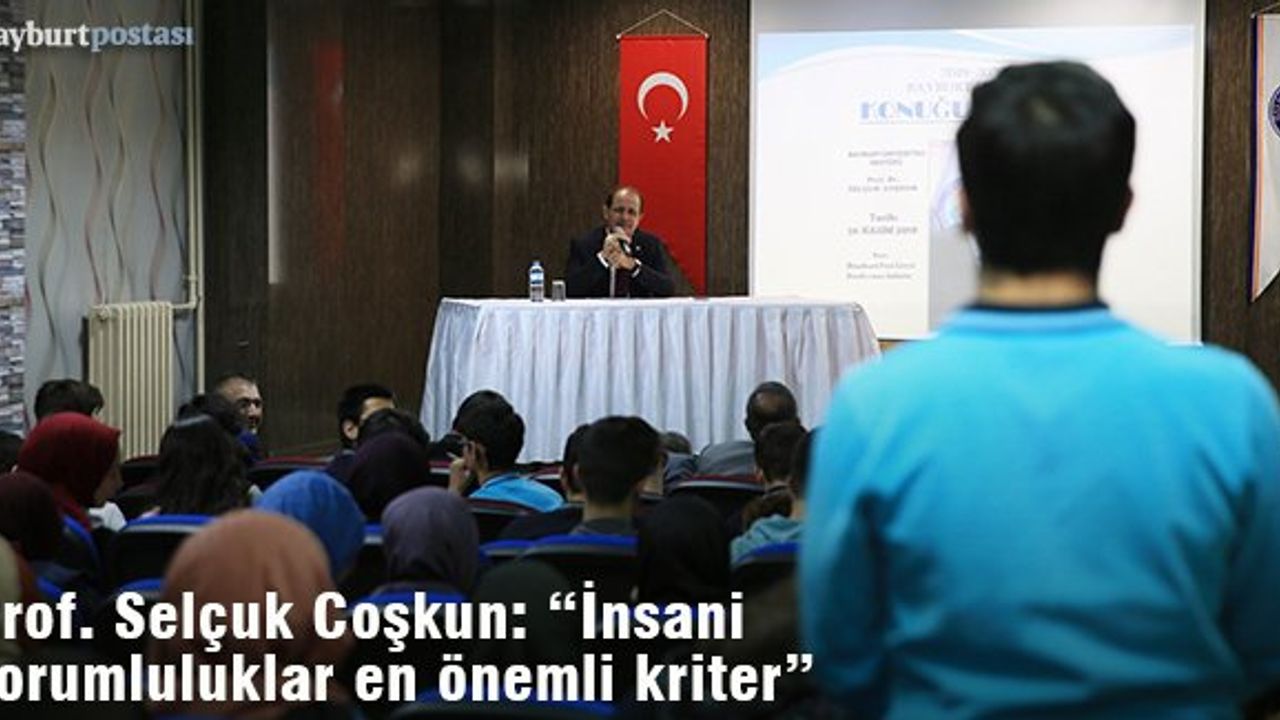 Rektör Coşkun, Fen Lisesi öğrencileriyle buluştu