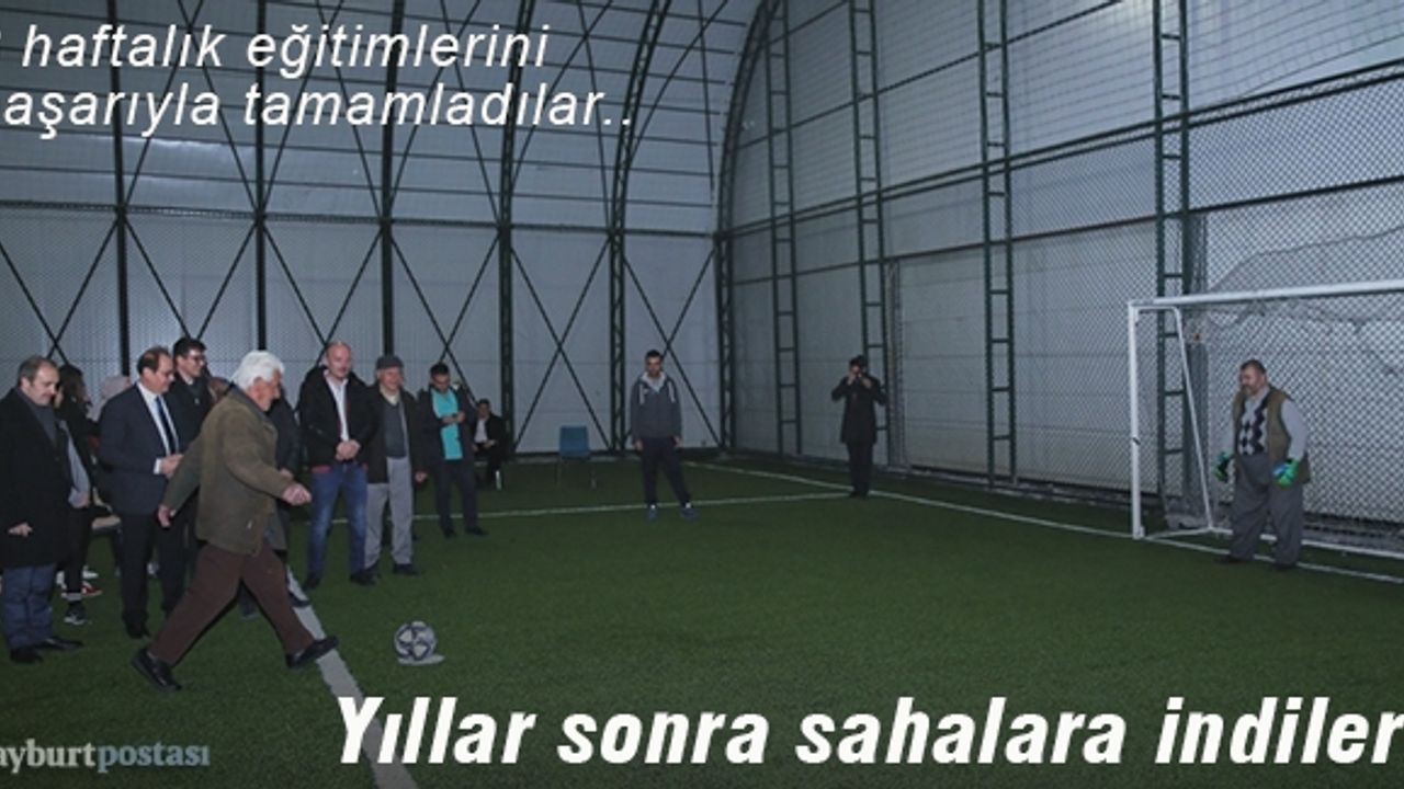 Yaşlılar, 8 haftalık eğitimi başarıyla tamamladı!