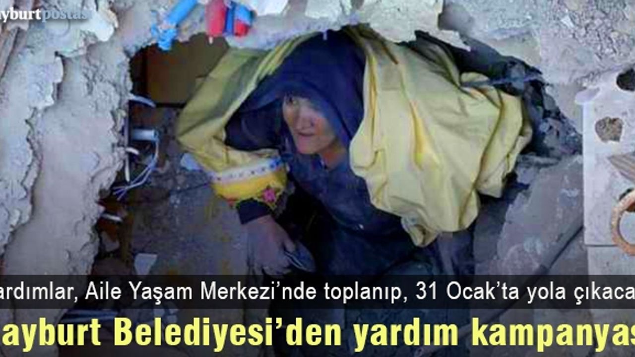 Bayburt Belediyesi'nden yardım kampanyası başlattı
