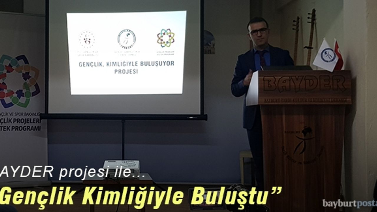 'Gençlik Kimliğiyle Buluşuyor' projesinde kapanış töreni