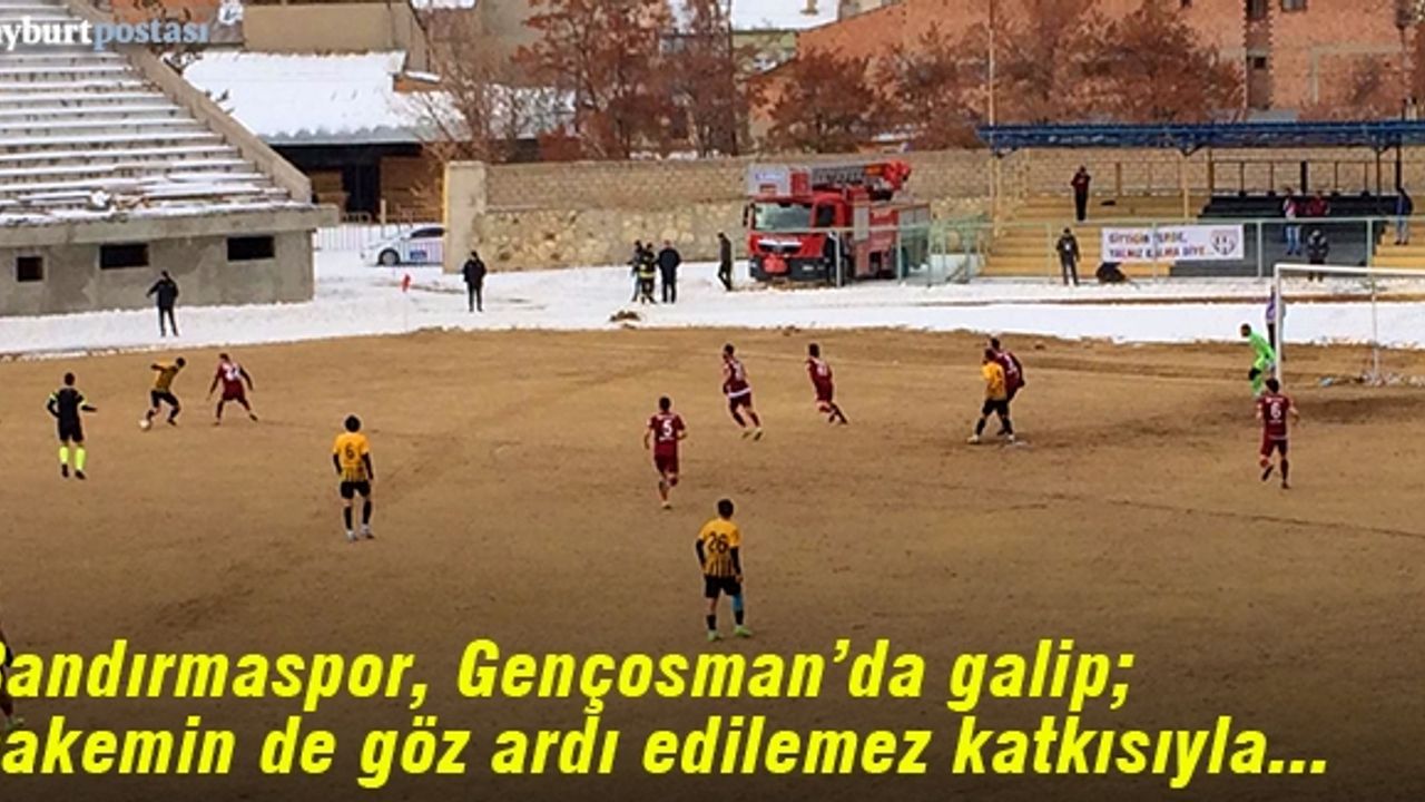 Bandırmaspor, hakemin de katkısıyla farklı galip!