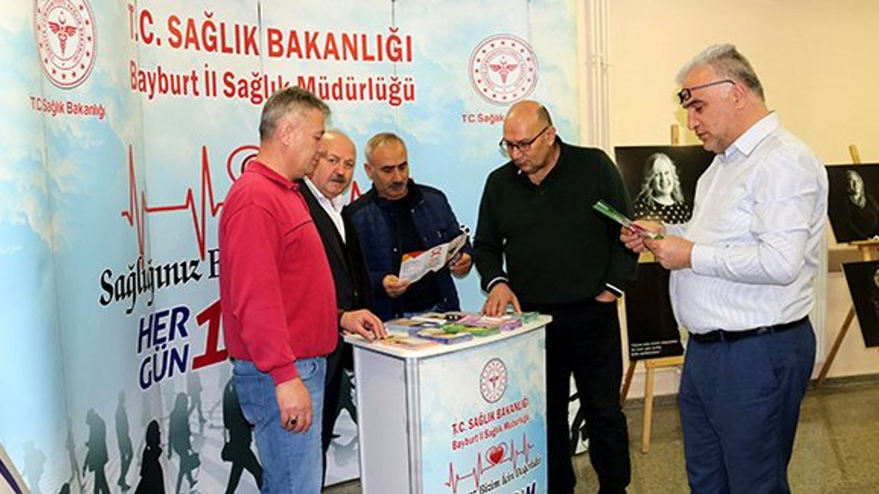 Bayburt'ta Dünya Kanser Günü etkinliği