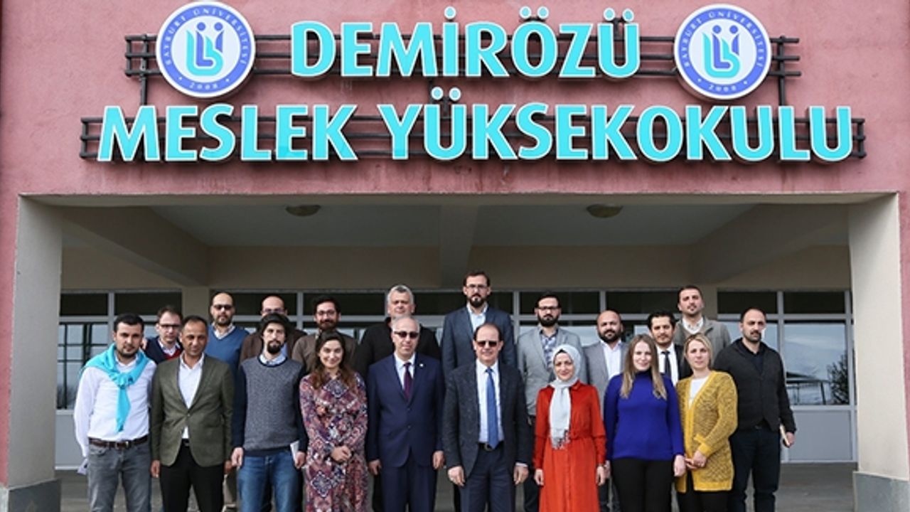 Rektör Coşkun'dan Demirözü Meslek Yüksekokulu'na ziyaret