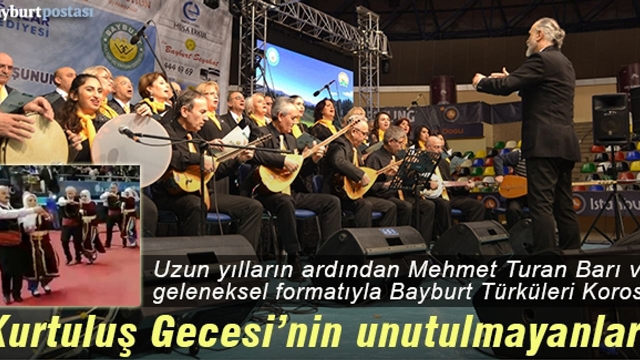 Uzun yılların ardından Mehmet Turan Barı ve Bayburt Türküleri Korosu