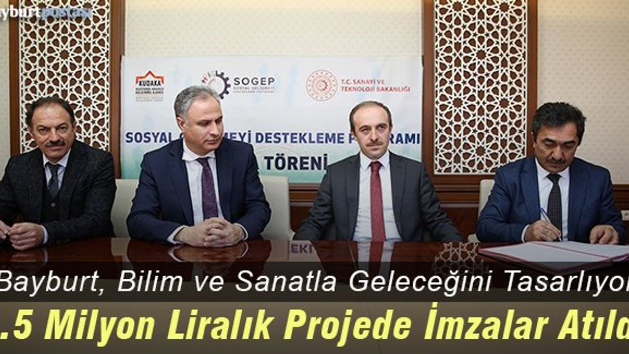 1.5 Milyon Liralık Proje İçin İmzalar Atıldı
