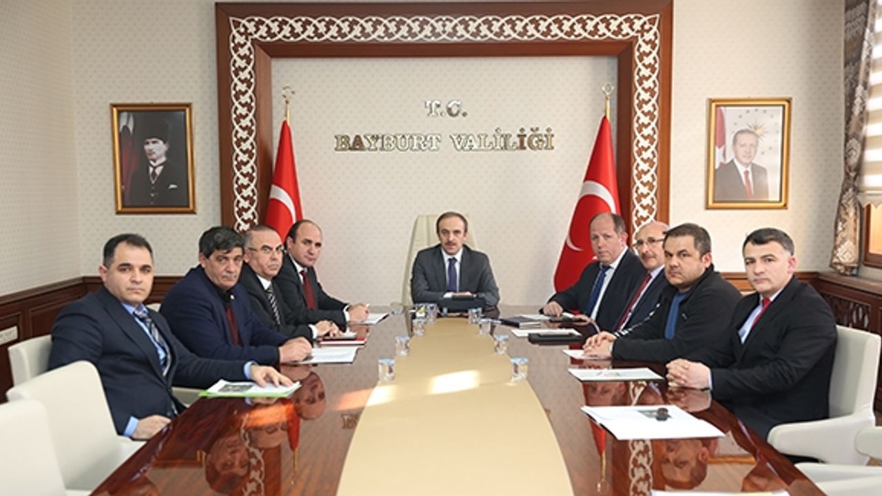 Bayburt'ta Toprak Koruma Kurulu toplantısı