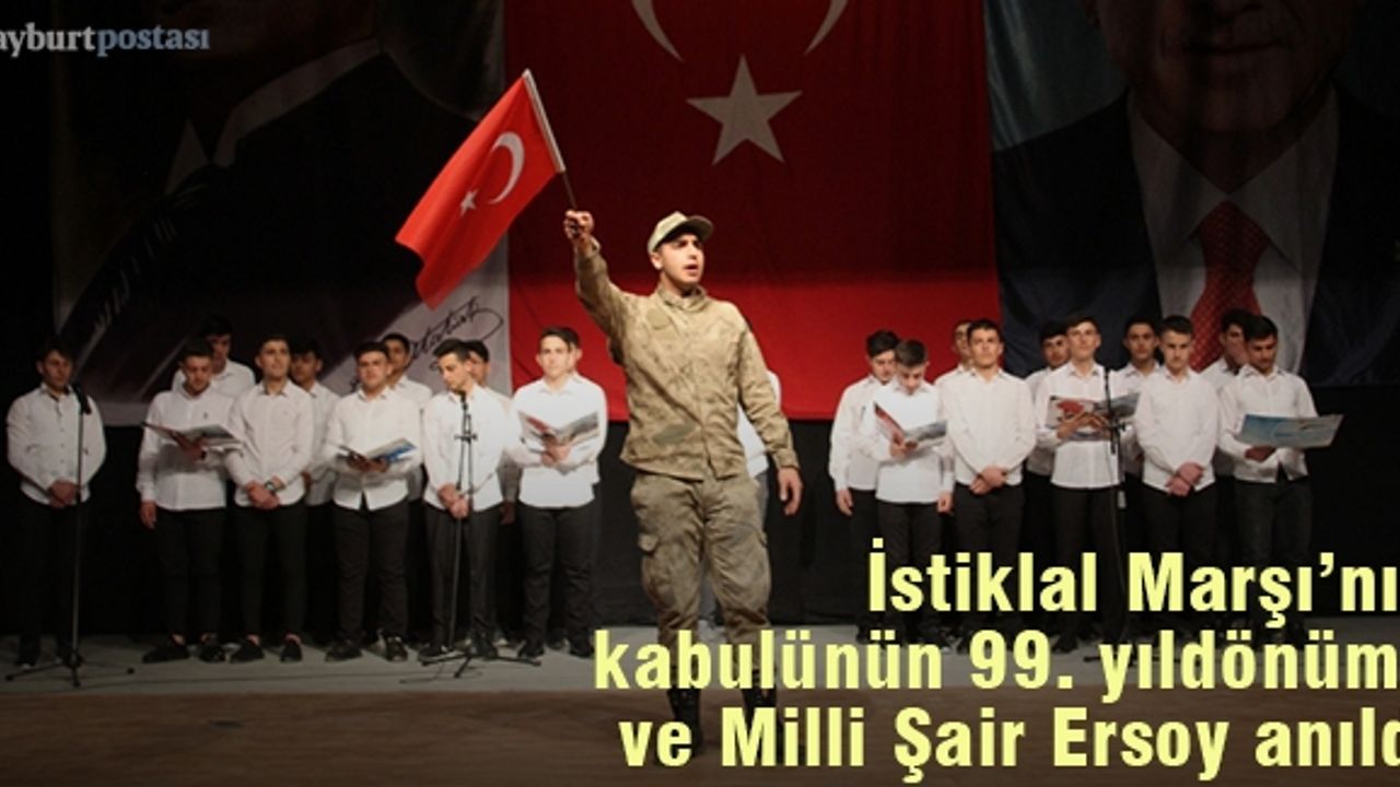 İstiklal Marşı'nın Kabulü ve Milli Şairi Anma töreni