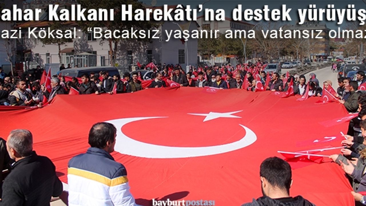 ŞAGDER'den Bahar Kalkanı Harekatı'na destek yürüyüşü