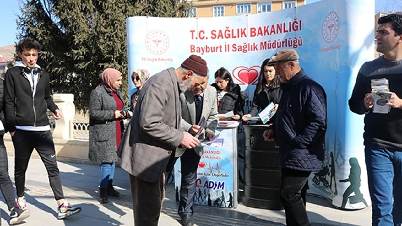 Sağlık Müdürlüğünden sağlıklı yaşam için bilgilendirme