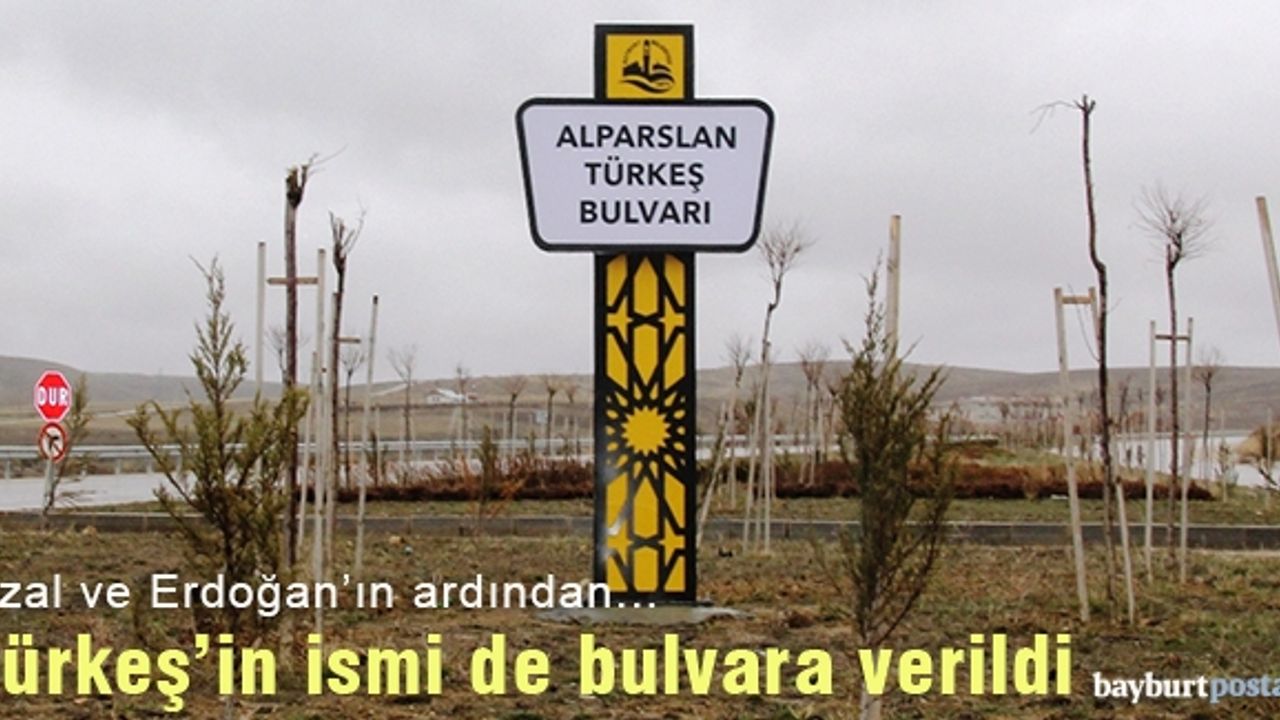 Alparslan Türkeş'in ismi bulvara verildi