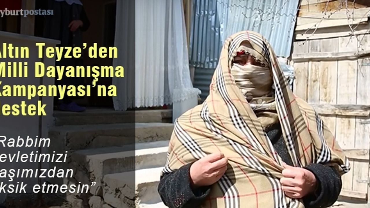 Eşinin Mevlidi için biriktirmişti, Milli Dayanışma Kampanyası'na bağışladı