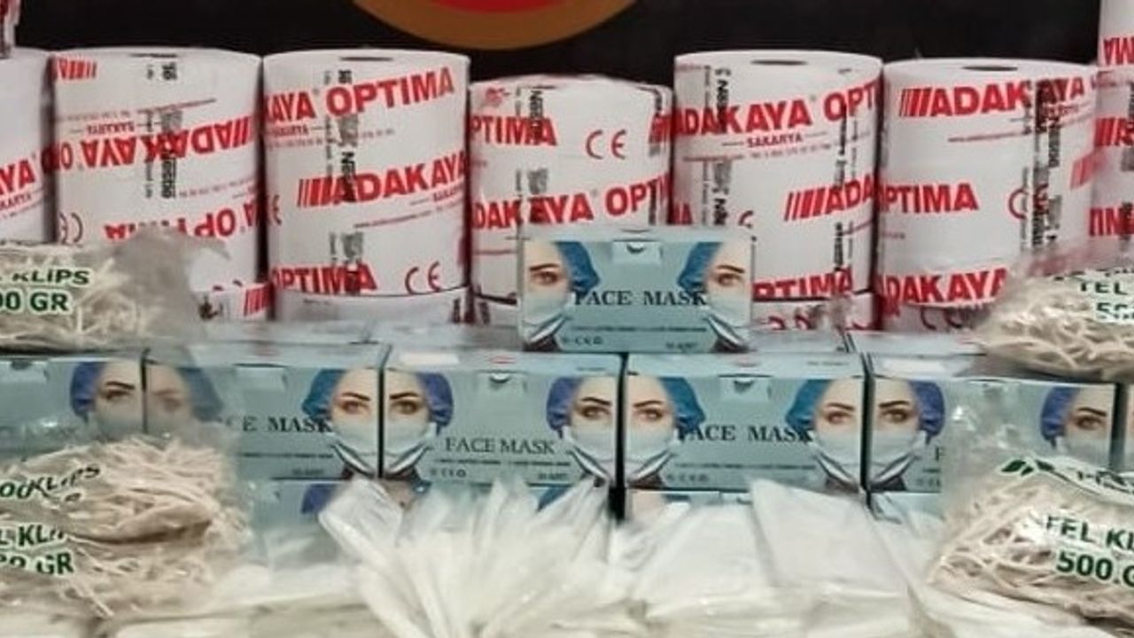 İzinsiz Tıbbi Maske Üretimi yapan 6 şüpheli gözaltında!