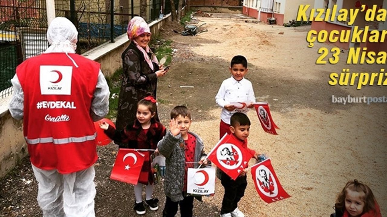 Kızılay'dan çocuklara 23 Nisan sürprizi