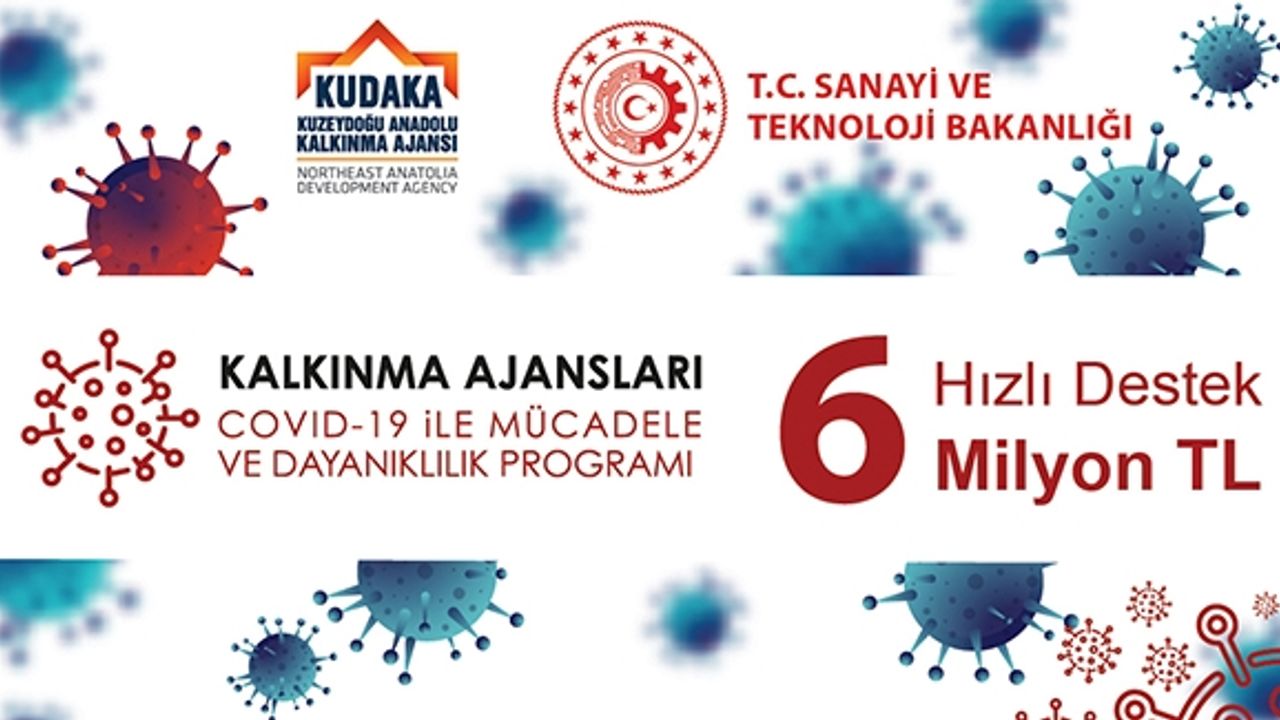 KUDAKA'dan COVID-19 ile mücadele için 6 milyon liralık destek