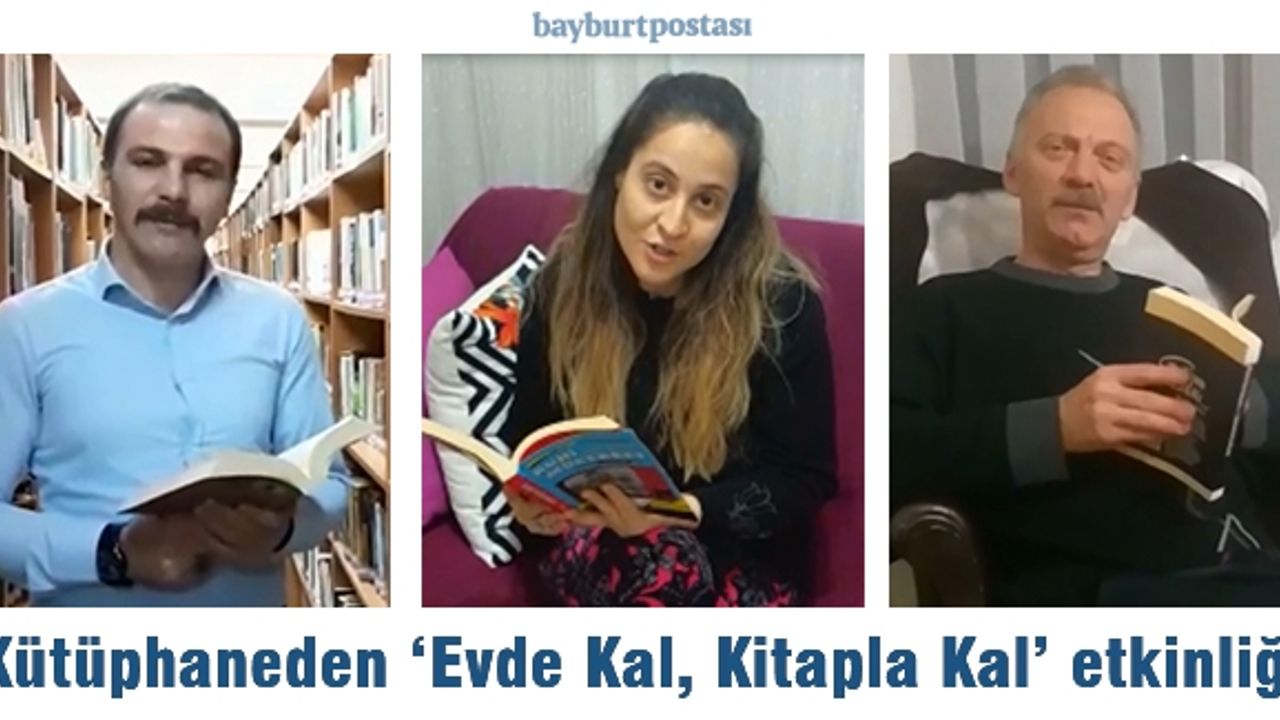 Kütüphaneden "Evde Kal, Kitapla Kal” kampanyası