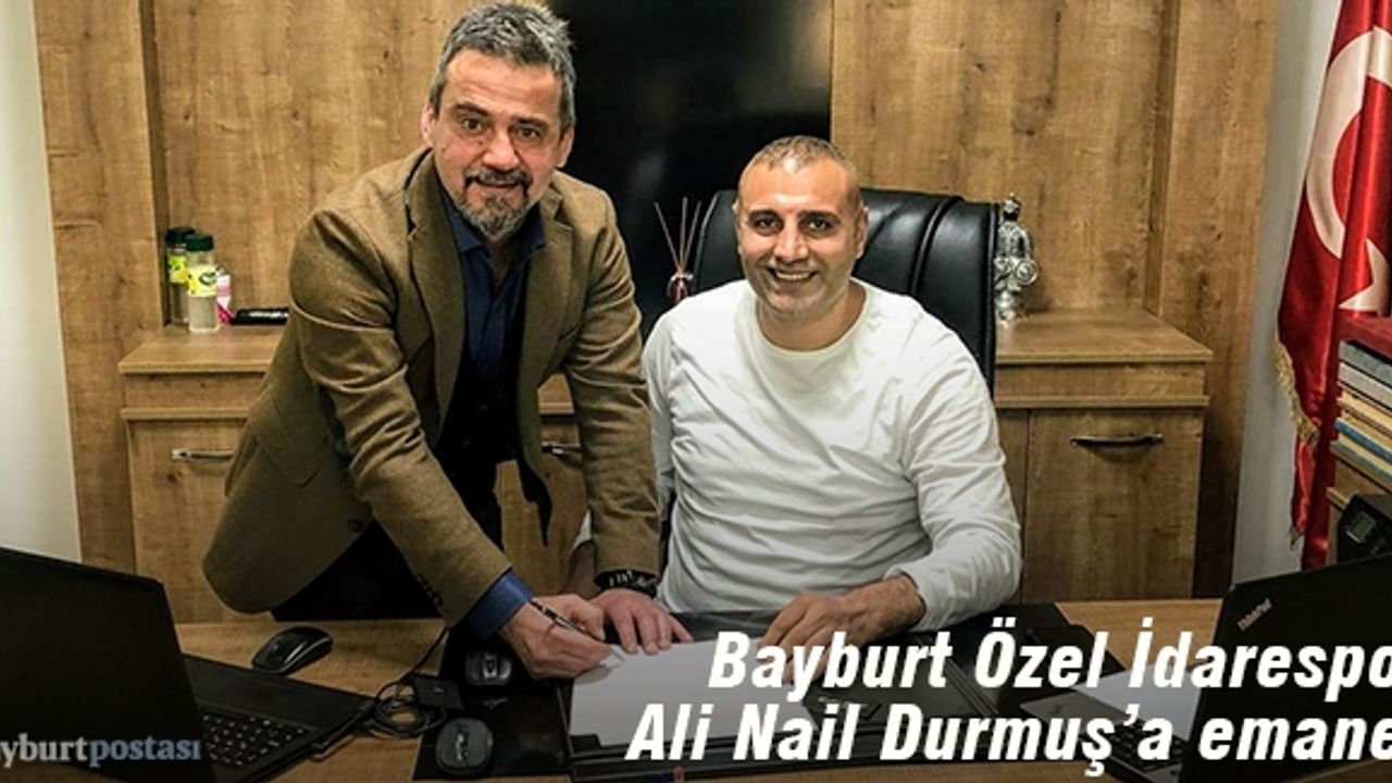 Bayburt Özel İdarespor'un yeni teknik direktörü Ali Nail Durmuş