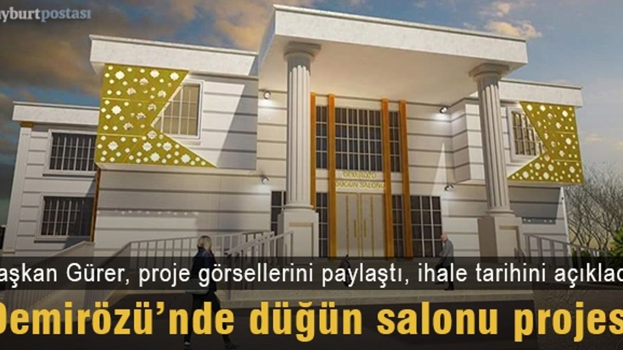 Demirözü Belediyesi, düğün salonu yapıyor