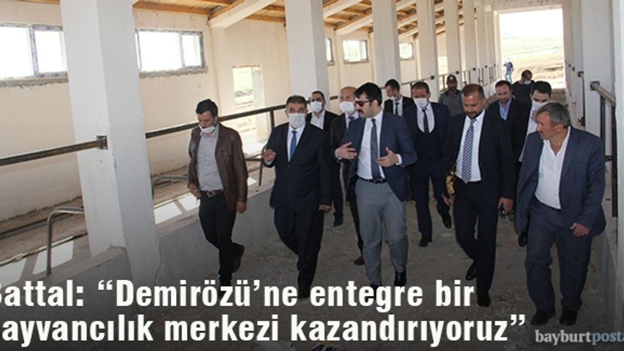 Milletvekili Battal: “Demirözü’ne entegre bir hayvancılık merkezi kazandırıyoruz”