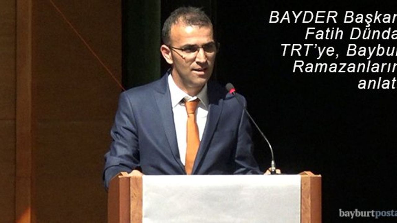 TRT Radyosunda ‘Bayburt Kültüründe Ramazanlar’ anlatıldı