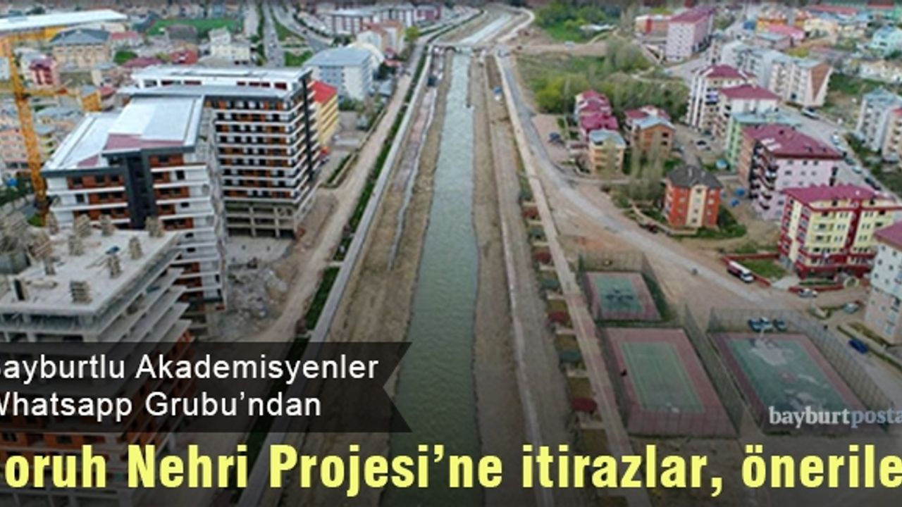 'Bayburtlu Akademisyenler'den Çoruh Nehri projesi için öneriler