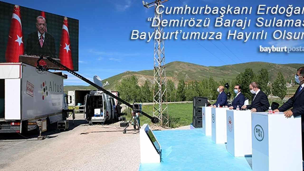 Erdoğan: “Demirözü Barajı Sulaması Hayırlı Uğurlu Olsun”