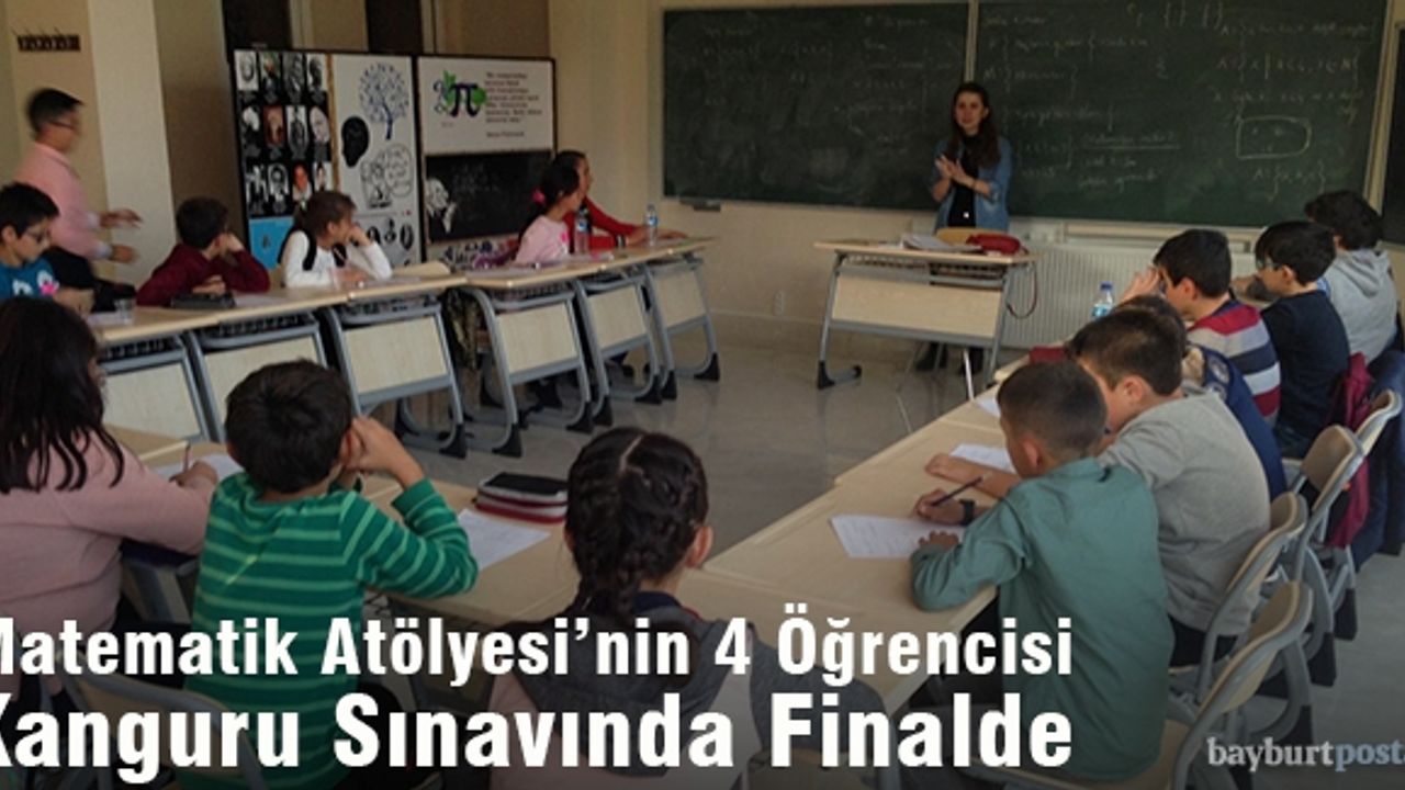 Matematik Atölyesi'nin 4 Öğrencisi Kanguru Sınavında Finalde