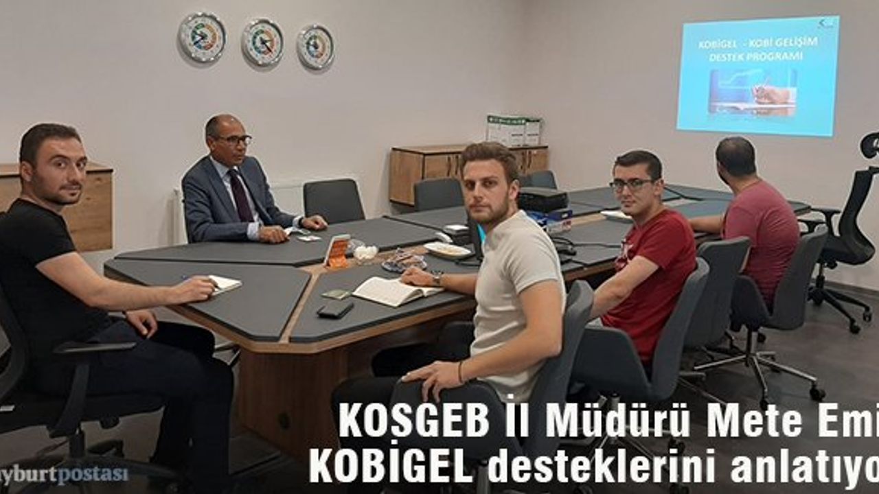 KOSGEB İl Müdürü Emir, 'KOBİGEL' desteklerini anlatıyor