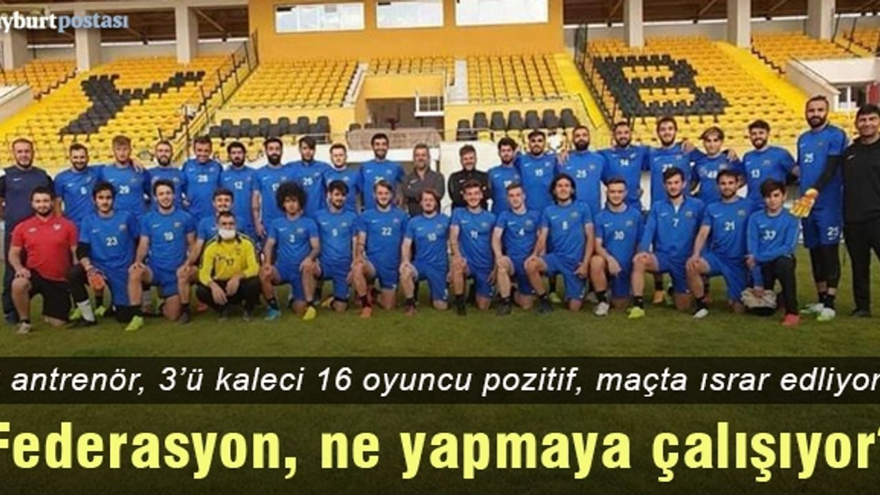 23 koronavirüslü var, TFF maçta ısrar ediyor!