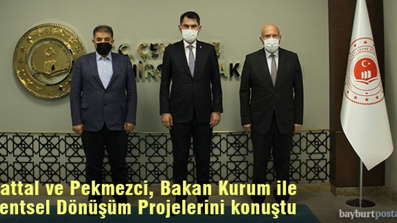 Battal ve Pekmezci'den Bakan Kurum'a ziyaret