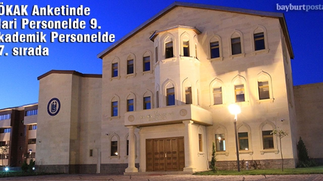Bayburt Üniversitesi, YÖKAK Memnuniyet Anketinde iyi noktada