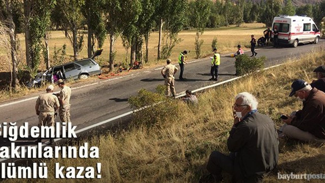 Çiğdemlik yakınlarında kaza: 1 ölü, 3 yaralı!