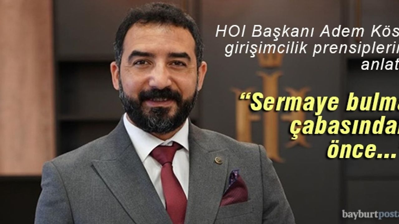 HOI Başkanı Köse, gençlere girişimcilik prensiplerini anlattı
