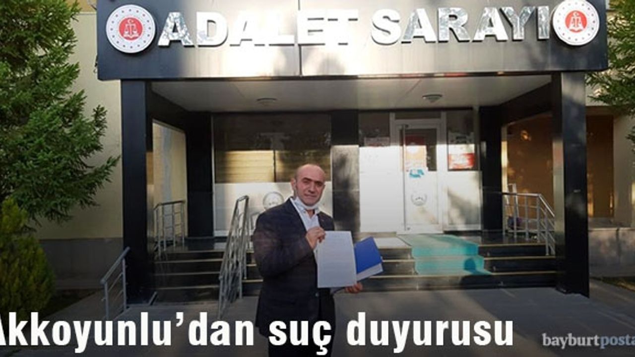 Akkoyunlu'dan Dr. Hancı hakkında suç duyurusu