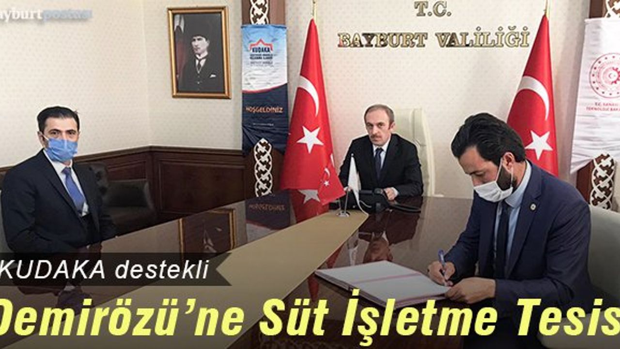 Demirözü’nde Yerel Süt İşleme Tesisi Kuruluyor
