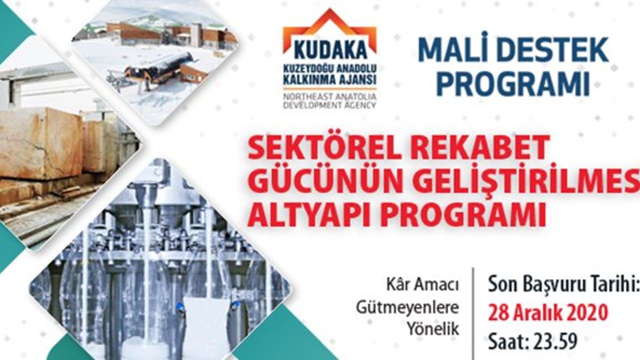 2020 Yılı Sektörel Rekabet Gücünün Geliştirilmesi Altyapı Programı İlan Edildi
