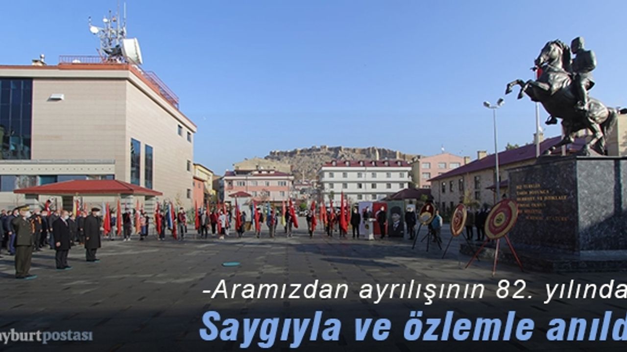 Atatürk, 82. ölüm yıldönümünde saygı ve özlemle anıldı
